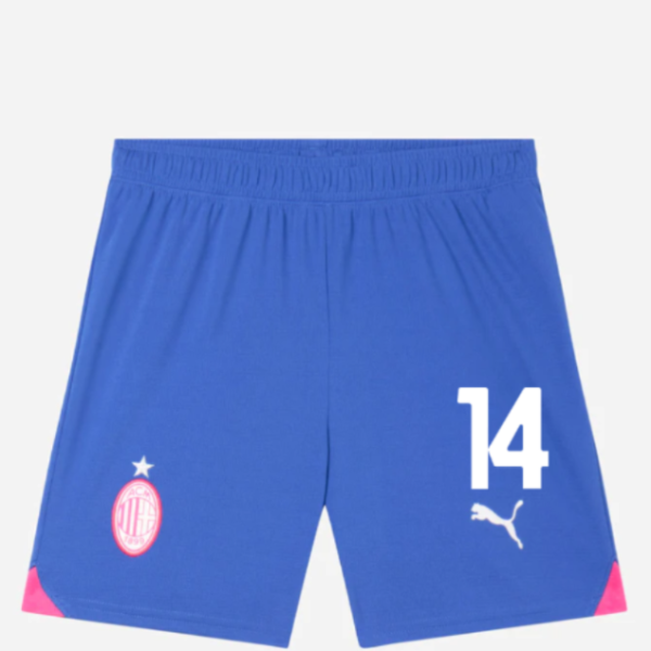 milan third 202324 kids shorts shorts replica jr – 14 tijjani reijnders Collection - Official AC Milan Kits