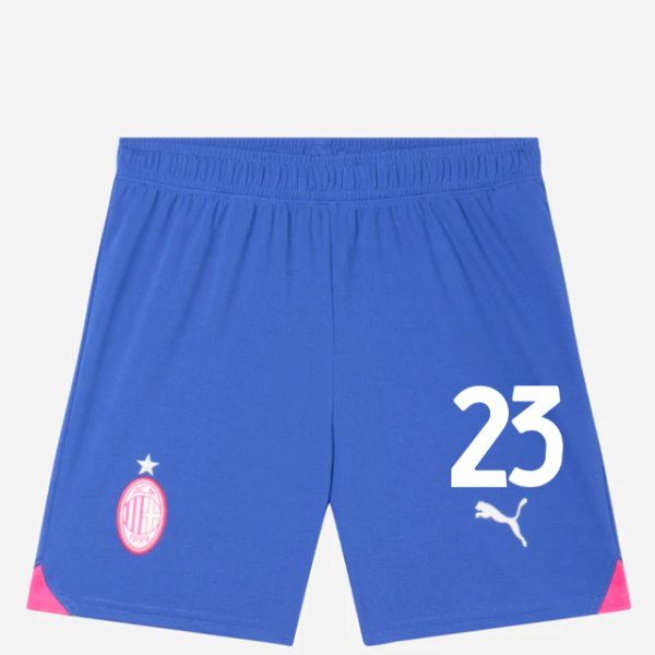 milan third 202324 kids shorts shorts replica jr – 23 fikayo tomori Collection - Official AC Milan Kits
