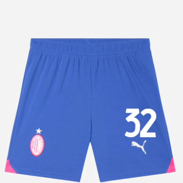 milan third 202324 kids shorts shorts replica jr – 32 tommaso pobega Collection - Official AC Milan Kits