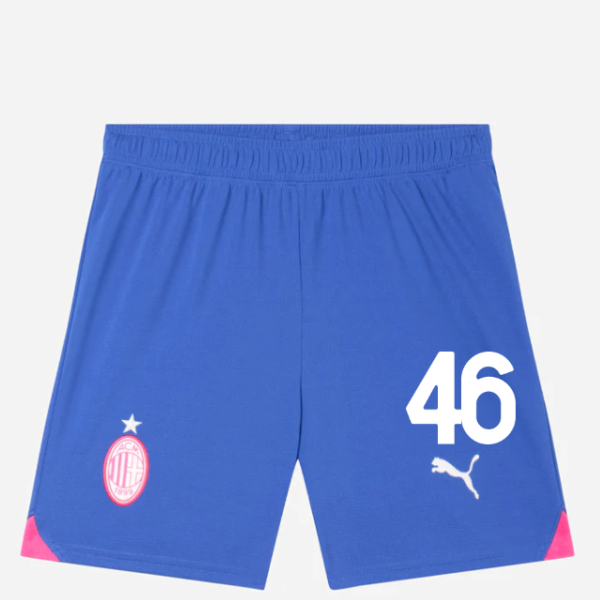 milan third 202324 kids shorts shorts replica jr – 46 matteo gabbia Collection - Official AC Milan Kits