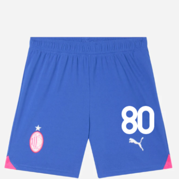 milan third 202324 kids shorts shorts replica jr – 80 yunus musah Collection - Official AC Milan Kits