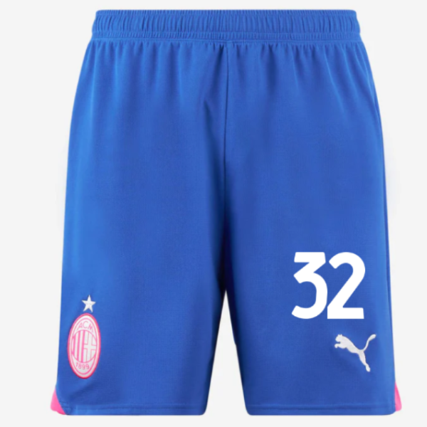 milan third 202324 shorts – 32 tommaso pobega Collection - Official AC Milan Kits