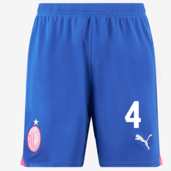 milan third 202324 shorts – 4 ismaël bennacer Collection - Official AC Milan Kits