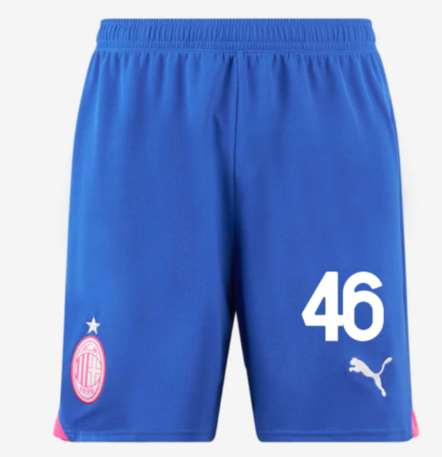 milan third 202324 shorts – 46 matteo gabbia Collection - Official AC Milan Kits