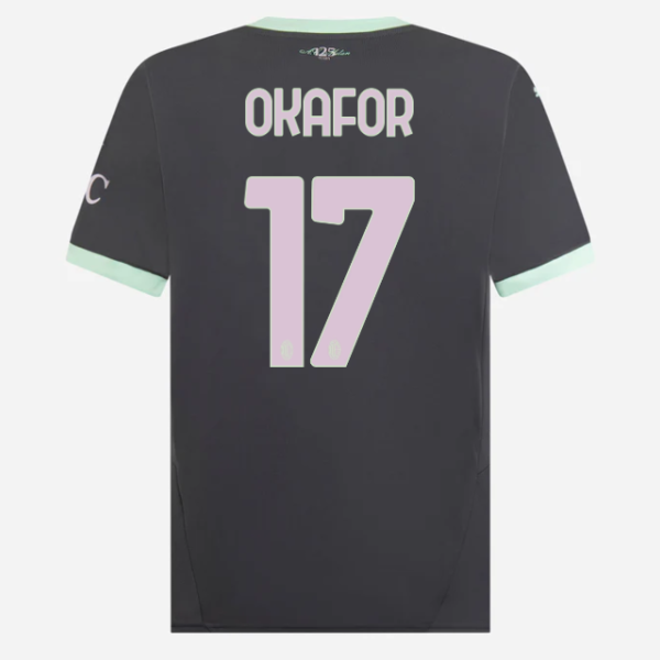milan third 202425 jersey – 17 noah okafor Collection - Official AC Milan Kits
