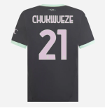 milan third 202425 jersey – 21 samuel chukwueze Collection - Official AC Milan Kits
