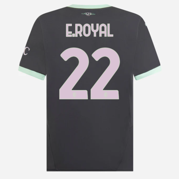 milan third 202425 jersey – 22 emerson royal Collection - Official AC Milan Kits