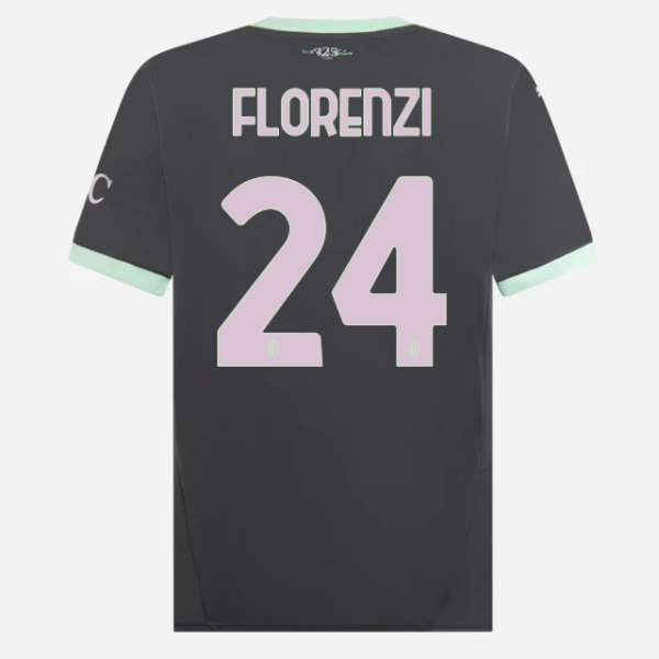 milan third 202425 jersey – 24 alessandro florenzi Collection - Official AC Milan Kits