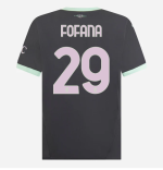 milan third 202425 jersey – 29 youssouf fofana Collection - Official AC Milan Kits