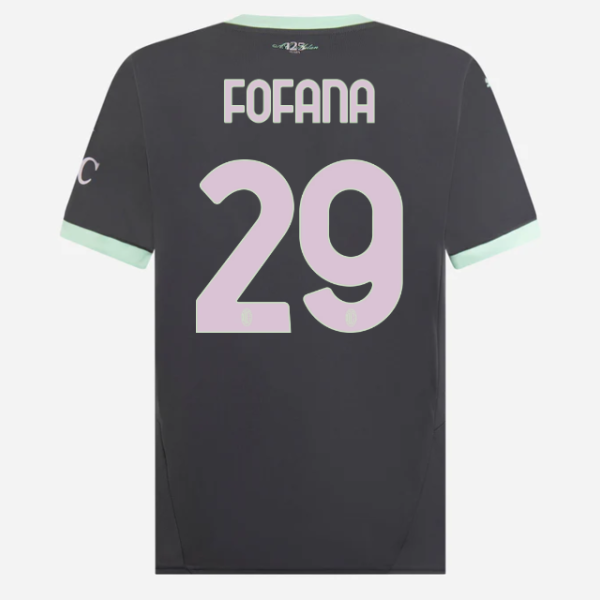 milan third 202425 jersey – 29 youssouf fofana Collection - Official AC Milan Kits