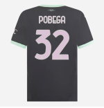 milan third 202425 jersey – 32 tommaso pobega Collection - Official AC Milan Kits