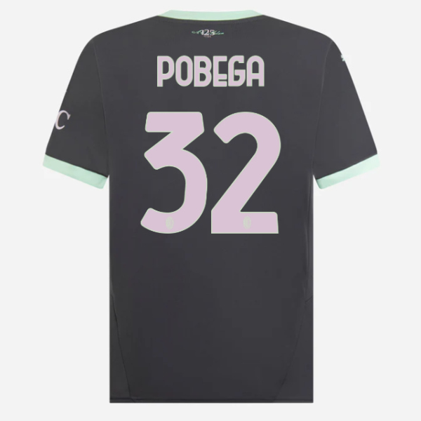 milan third 202425 jersey – 32 tommaso pobega Collection - Official AC Milan Kits