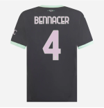milan third 202425 jersey – 4 ismaël bennacer Collection - Official AC Milan Kits