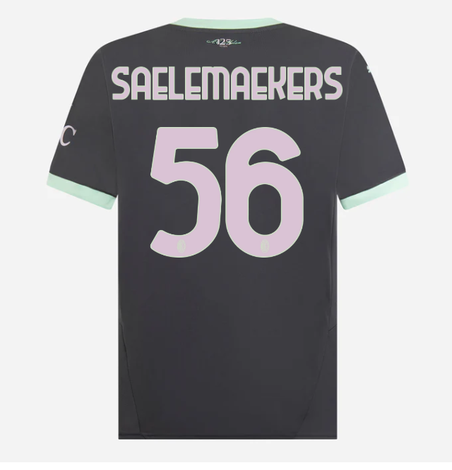 milan third 202425 jersey – 56 alexis saelemaekers Collection - Official AC Milan Kits