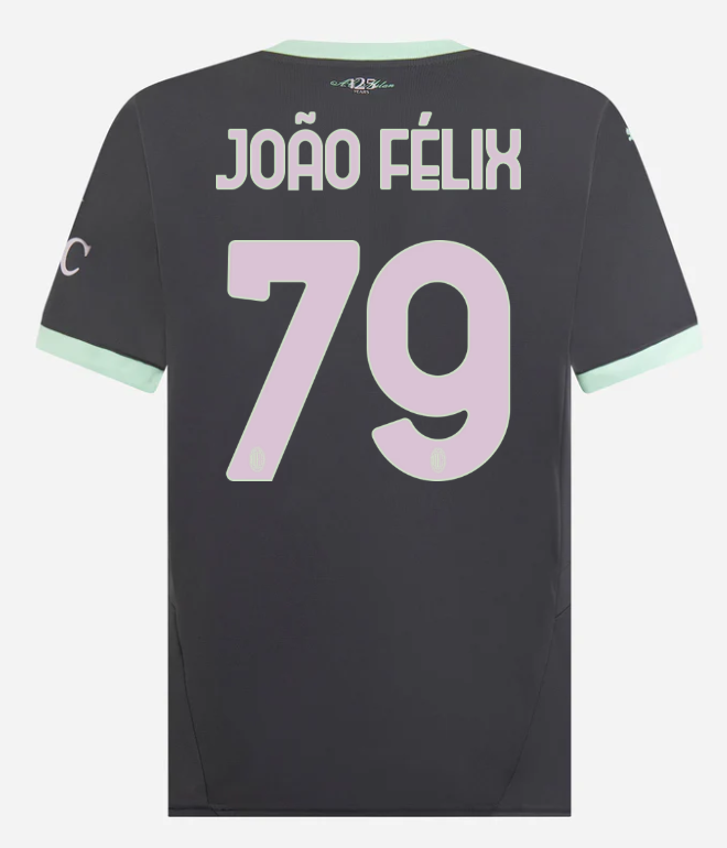 milan third 202425 jersey – 79 joão félix Collection - Official AC Milan Kits
