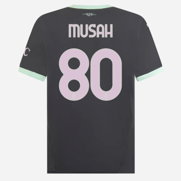 milan third 202425 jersey – 80 yunus musah Collection - Official AC Milan Kits