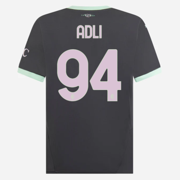 milan third 202425 jersey – 94 yacine adli Collection – Official AC Milan Kits Collection - Official AC Milan Kits