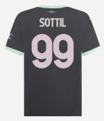 milan third 202425 jersey – 99 riccardo sottil Collection – Official AC Milan Kits Collection - Official AC Milan Kits