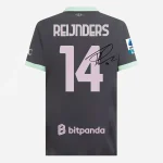 milan third 202425 jersey signed by reijnders – 14 tijjani reijnders Collection – Official AC Milan Kits Collection - Official AC Milan Kits