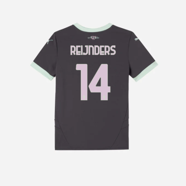 milan third 202425 kids jersey – 14 tijjani reijnders Collection – Official AC Milan Kits Collection - Official AC Milan Kits