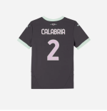 milan third 202425 kids jersey – 2 davide calabria Collection – Official AC Milan Kits Collection - Official AC Milan Kits