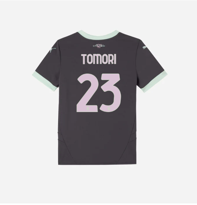 milan third 202425 kids jersey – 23 fikayo tomori Collection – Official AC Milan Kits Collection - Official AC Milan Kits