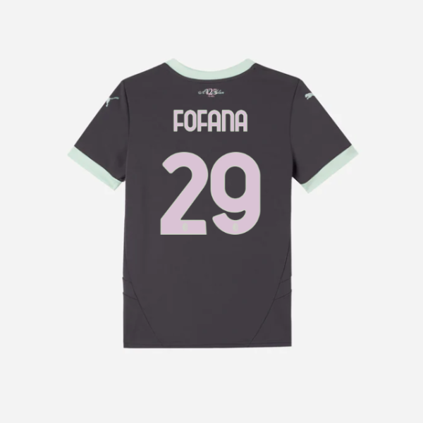 milan third 202425 kids jersey – 29 youssouf fofana Collection – Official AC Milan Kits Collection - Official AC Milan Kits