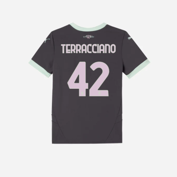 milan third 202425 kids jersey – 42 filippo terracciano Collection – Official AC Milan Kits Collection - Official AC Milan Kits