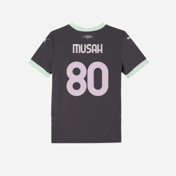 milan third 202425 kids jersey – 80 yunus musah Collection – Official AC Milan Kits Collection - Official AC Milan Kits