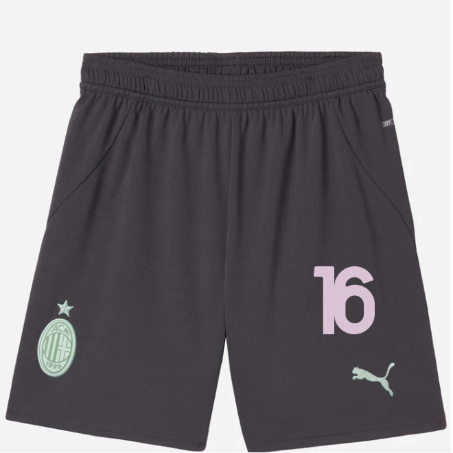 milan third 202425 kids shorts – 16 mike maignan Collection – Official AC Milan Kits Collection - Official AC Milan Kits