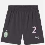milan third 202425 kids shorts – 2 davide calabria Collection – Official AC Milan Kits Collection - Official AC Milan Kits