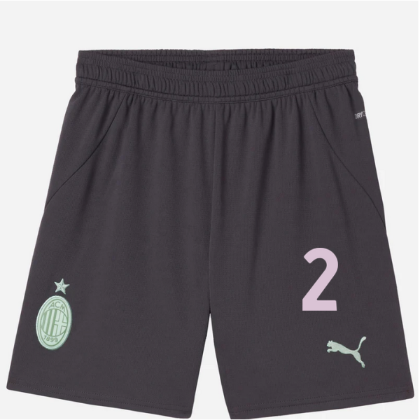 milan third 202425 kids shorts – 2 davide calabria Collection – Official AC Milan Kits Collection - Official AC Milan Kits
