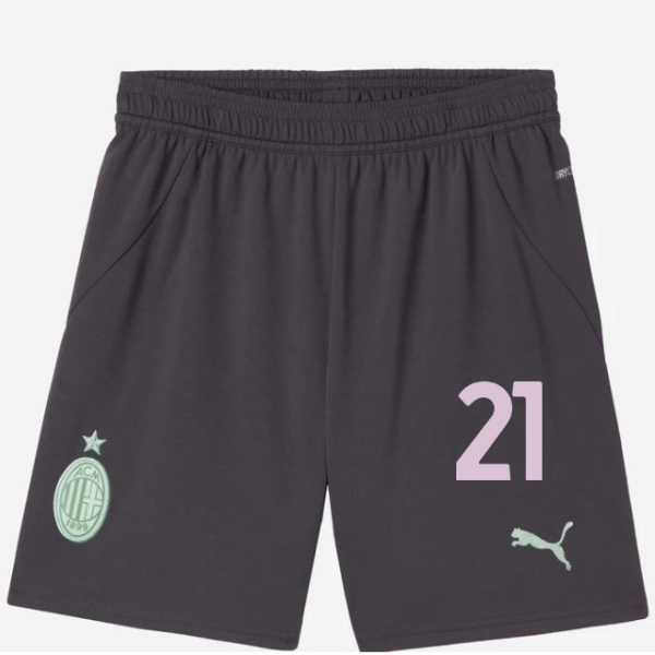 milan third 202425 kids shorts – 21 samuel chukwueze Collection – Official AC Milan Kits Collection - Official AC Milan Kits