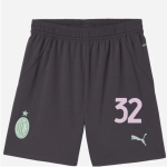 milan third 202425 kids shorts – 32 kyle walker Collection – Official AC Milan Kits Collection - Official AC Milan Kits