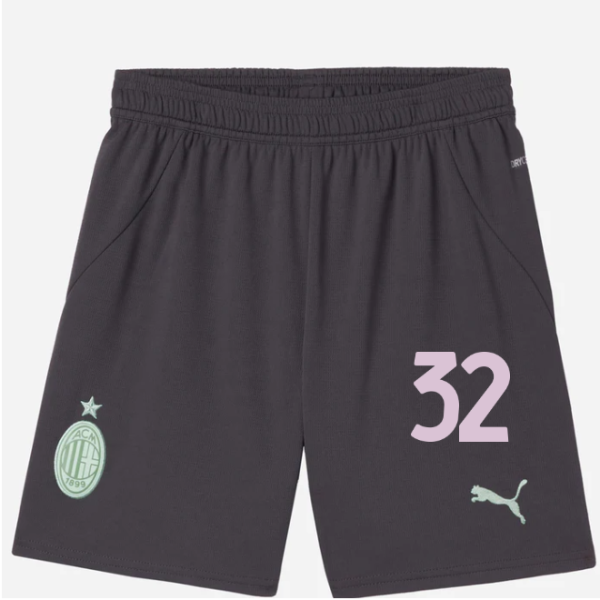 milan third 202425 kids shorts – 32 kyle walker Collection – Official AC Milan Kits Collection - Official AC Milan Kits