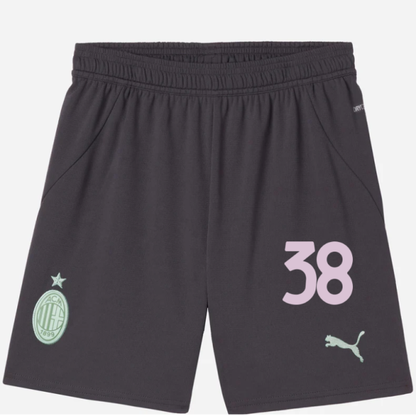 milan third 202425 kids shorts – 38 warren bondo Collection – Official AC Milan Kits Collection - Official AC Milan Kits