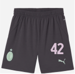 milan third 202425 kids shorts – 42 filippo terracciano Collection – Official AC Milan Kits Collection - Official AC Milan Kits
