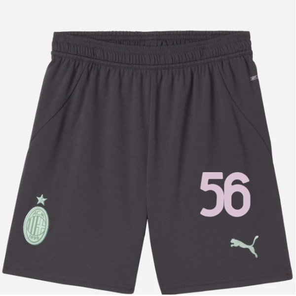 milan third 202425 kids shorts – 56 alexis saelemaekers Collection – Official AC Milan Kits Collection - Official AC Milan Kits