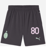 milan third 202425 kids shorts – 80 yunus musah Collection – Official AC Milan Kits Collection - Official AC Milan Kits