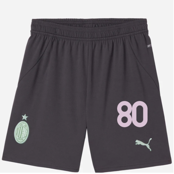 milan third 202425 kids shorts – 80 yunus musah Collection – Official AC Milan Kits Collection - Official AC Milan Kits