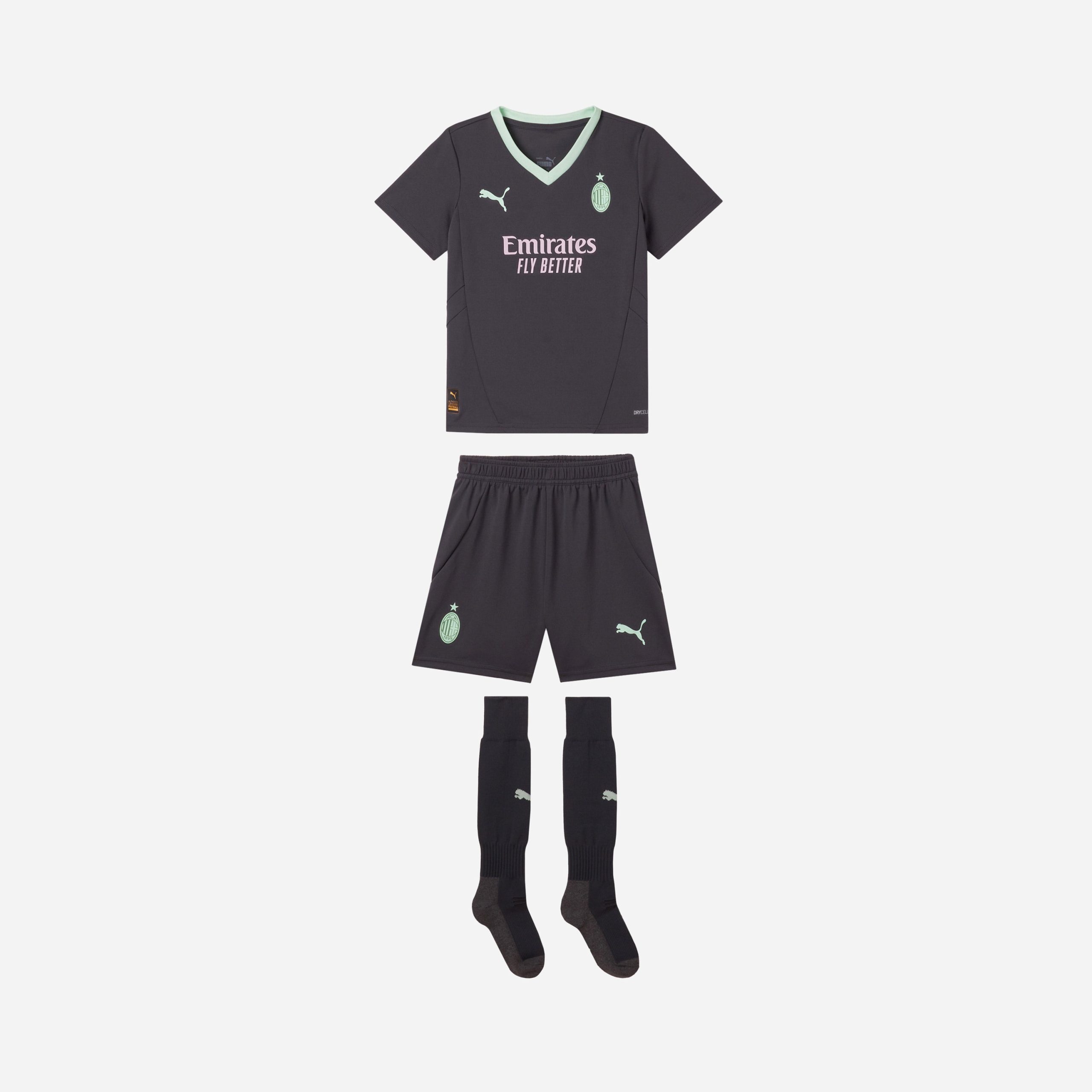 milan third 202425 mini kit with custom printing Collection – Official AC Milan Kits Collection - Official AC Milan Kits