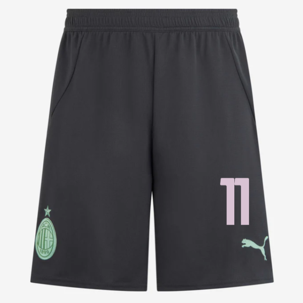 milan third 202425 shorts – 11 christian pulisic Collection – Official AC Milan Kits Collection - Official AC Milan Kits