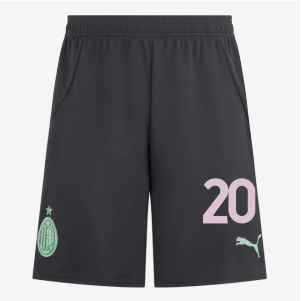 milan third 202425 shorts – 20 alejandro jimenez Collection – Official AC Milan Kits Collection - Official AC Milan Kits