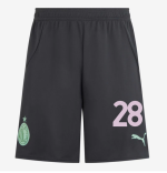 milan third 202425 shorts – 28 malick thiaw Collection – Official AC Milan Kits Collection - Official AC Milan Kits