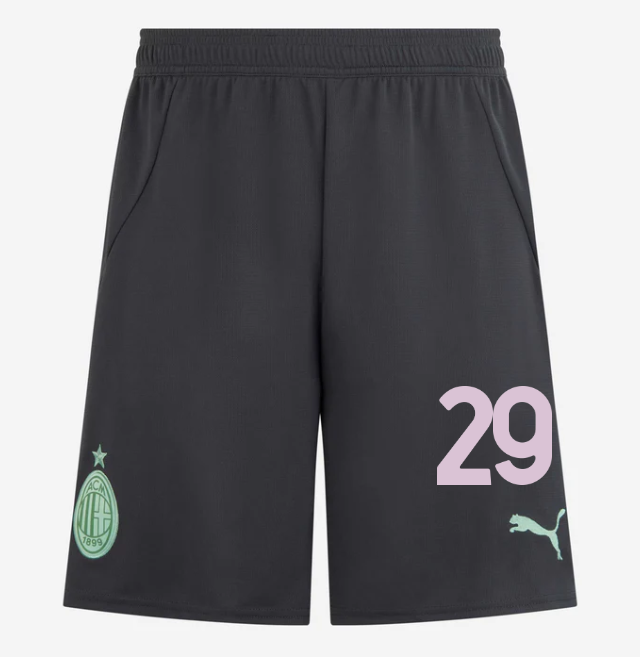 milan third 202425 shorts – 29 youssouf fofana Collection – Official AC Milan Kits Collection - Official AC Milan Kits