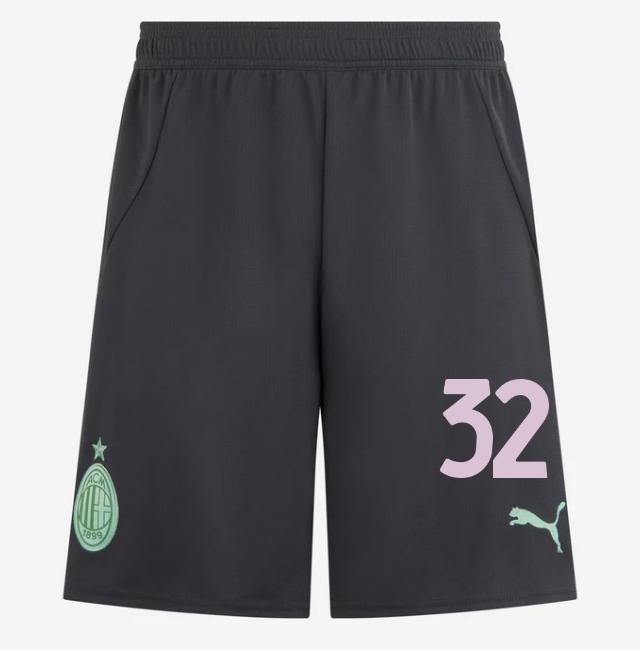 milan third 202425 shorts – 32 tommaso pobega Collection – Official AC Milan Kits Collection - Official AC Milan Kits