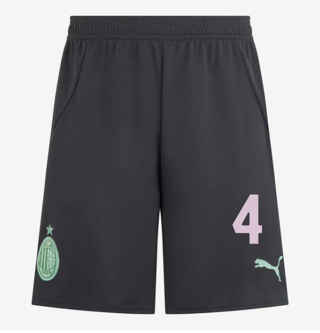 milan third 202425 shorts – 4 ismaël bennacer Collection – Official AC Milan Kits Collection - Official AC Milan Kits