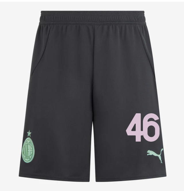 milan third 202425 shorts – 46 matteo gabbia Collection – Official AC Milan Kits Collection - Official AC Milan Kits