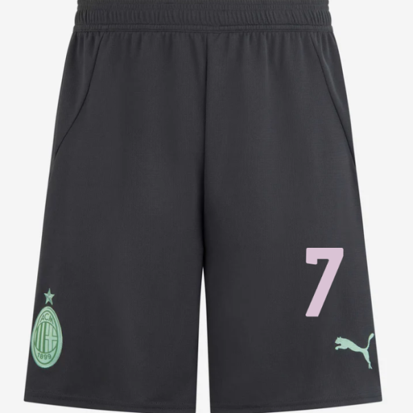 milan third 202425 shorts – 7 santiago gimenez Collection – Official AC Milan Kits Collection - Official AC Milan Kits