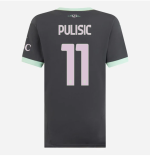 milan third 202425 woman jersey – 11 christian pulisic Collection – Official AC Milan Kits Collection - Official AC Milan Kits